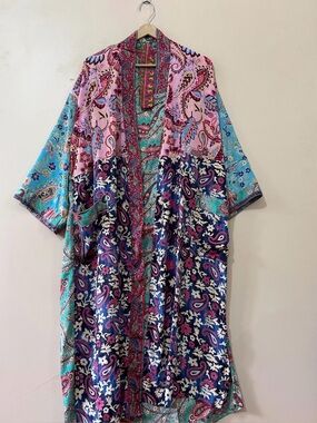 New Upcycled Silk Kimono